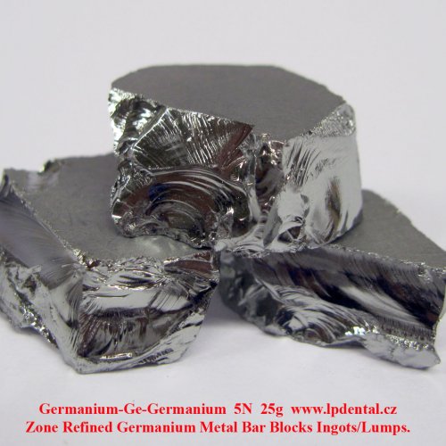 Germanium-Ge-Germanium  5N  25g Zone Refined Germanium Metal Bar Blocks Ingots Lumps..jpg