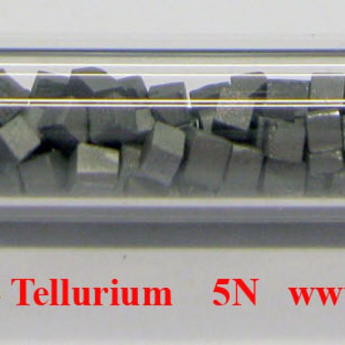 Tellur - Te - Tellurium - metal tube
