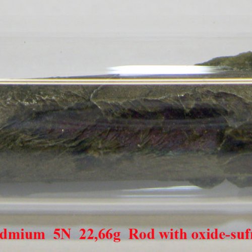 Kadmium - Cd - Cadmium  5N  22,66g  Rod with oxide-sufrace..jpg