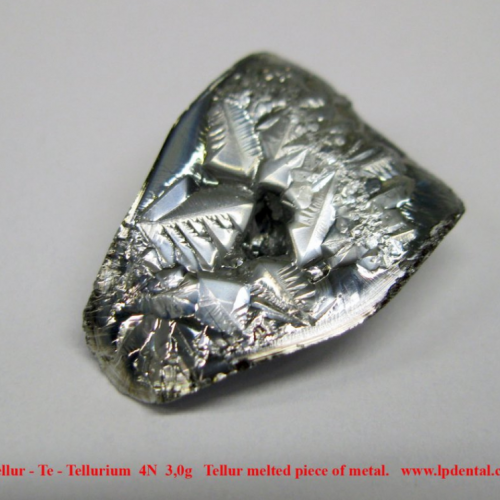 Tellur - Te - Tellurium 4N 3,0g Tellur melted piece of meta.png
