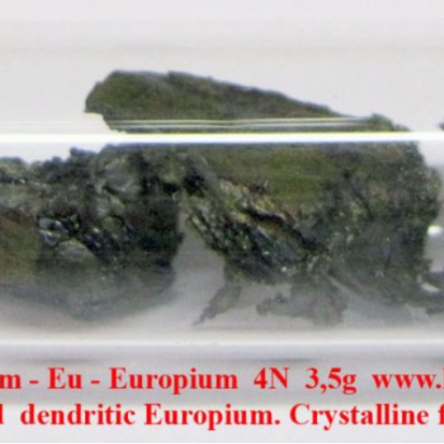 Distilled dendritic Europium. Crystalline fragments. 3,5g.png