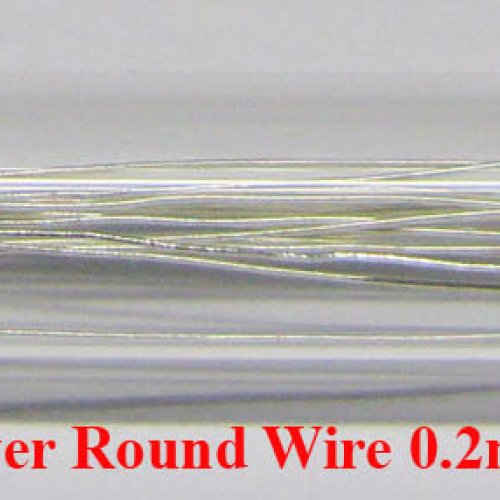 Stříbro -Ag - Argentum 9999 Fine Silver Round Wire 0.2mm 0,4 metre lengths..jpg