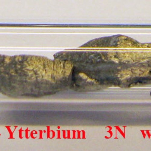 Ytterbium - Yb - Ytterbium  Sample-rough surface.