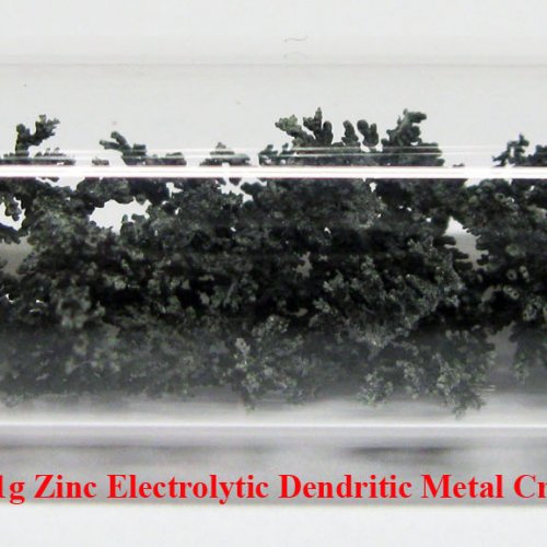 Zinek - Zn - Zincum 3N 1g Zinc Electrolytic Dendritic Metal Crystals  3.jpg