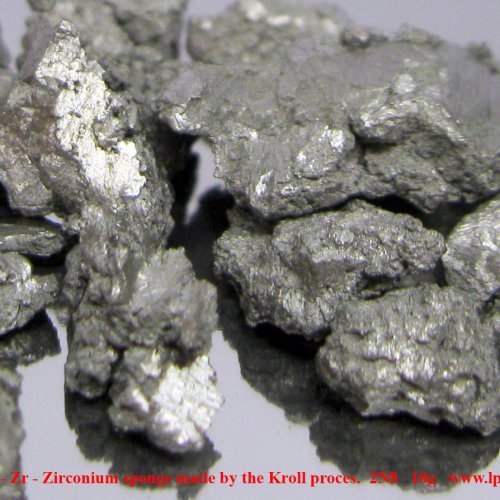 Zirkonium - Zr - Zirconium sponge made by the Kroll proces3.jpg