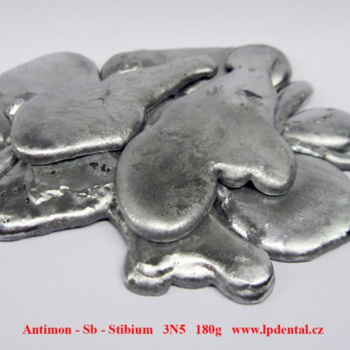 Antimon - Sb - Stibium 3N5 180g. Metal pieces