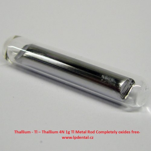 Thallium - Tl – Thallium 4N 1g Tl Metal Rod Completely oxides free. 2.jpg