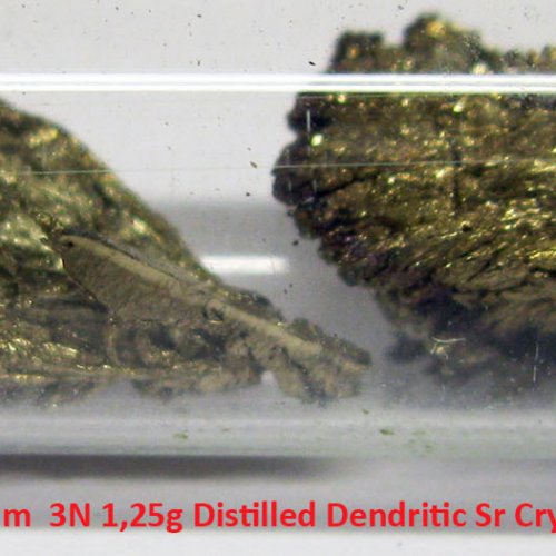 Stroncium - Sr - Strontium  3N 1,25g Distilled Dendritic Sr Crystals 2.jpg
