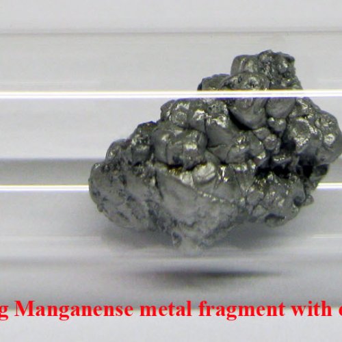 Mangan - Mn - Manganum 2N7 4g Manganense metal fragment with oxide-free surface. 1.jpg