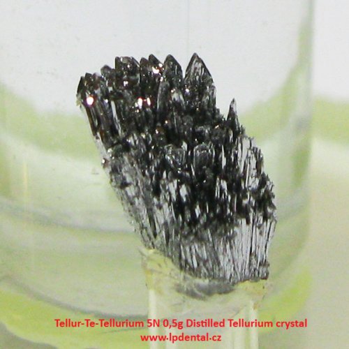 Tellur-Te-Tellurium 5N 0,5g Distilled Tellurium crystal.jpg