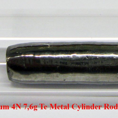 Tellur - Te - Tellurium 4N 7,6g Te Metal Cylinder Rod..jpg