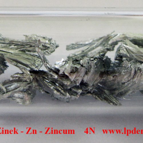 Zinek - Zn - Zincum Zinc dendritic metal lumps sample