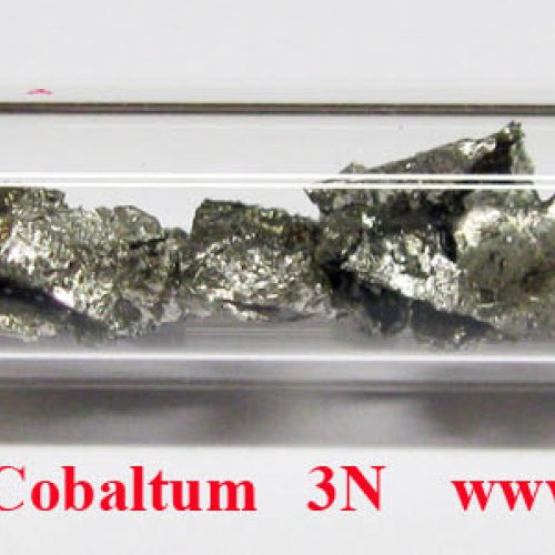 Kobalt - Co - Cobaltum  Cobalt-metal fragments. Pieces.