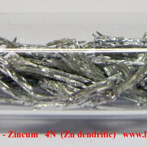 Zinek - Zn - Zincum   4N  Zinc dendritic metal lumps sample