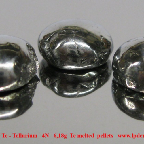 Tellur - Te - Tellurium 4N 6,18g Te melted pellets.png