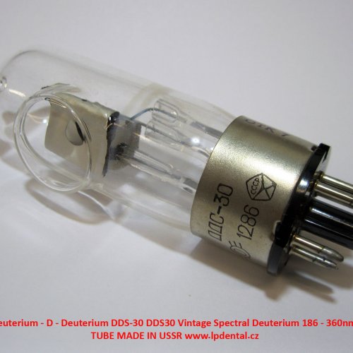 Deuterium - D - Deuterium DDS-30 DDS30 Vintage Spectral Deuterium 186-360nm TUBE MADE IN USSR 1.jpg