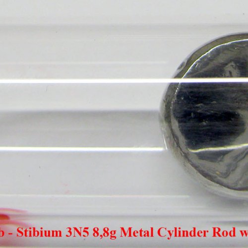 Antimon - Sb - Stibium 3N5 8,8g Metal Cylinder Rod.jpg