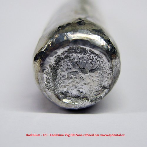 Kadmium - Cd – Cadmium 75g 6N Zone refined bar 4.jpg