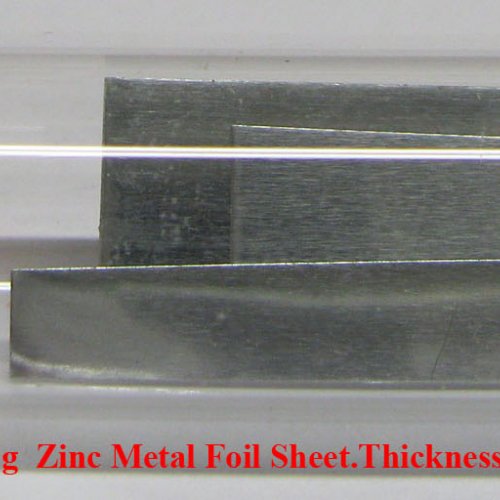 Zinek - Zn - Zincum  4N 1,2g  Zinc Metal Foil Sheet.Thickness 0,1mm.jpg
