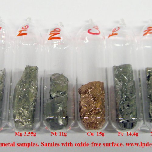 Forged metal samples. Samles with oxide-free surface..jpg