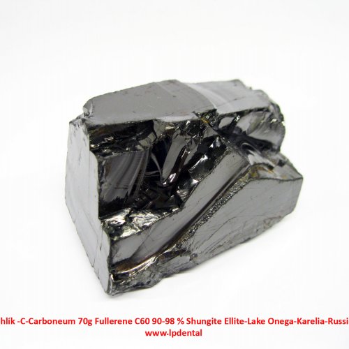 Uhlík -C-Carboneum 70g Fullerene C60 Shungite Ellite-Lake-Onega-Karelia-Russia.jpg