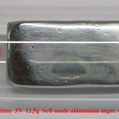 Hliník-Al-Aluminium  3N  12,5g  Self-made aluminium ingot..jpg