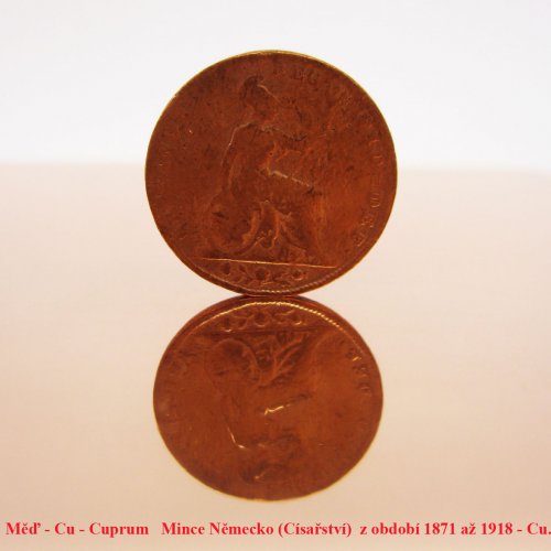 Měď - Cu - Cuprum   Coin of Germany-Empire 1871 až 1918 - Cu