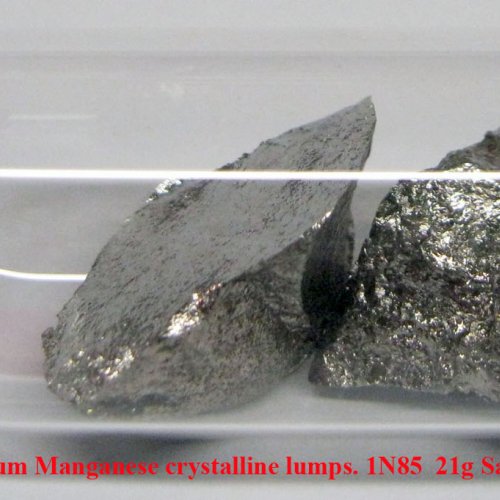 Mangan - Mn - Manganum Manganese crystalline lumps. 1N85  21g Sample- natural surface..jpg