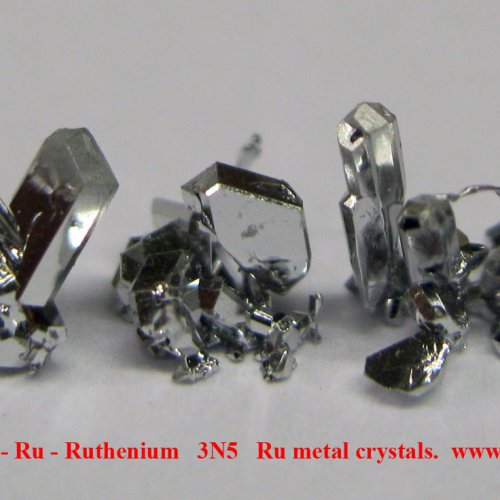 Ruthenium - Ru - Ruthenium   3N5   Ru metal crystals.8.jpg