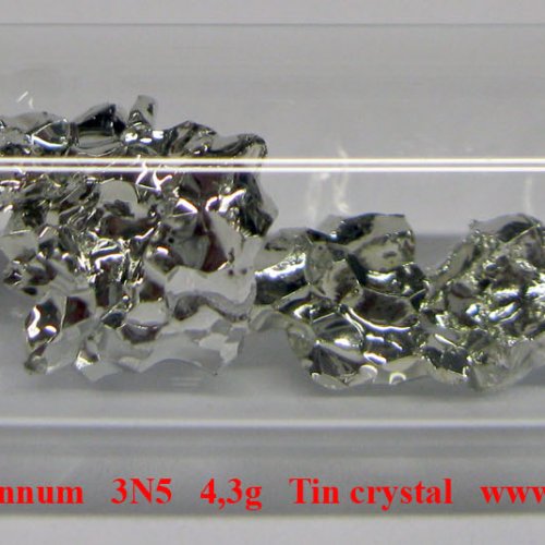 Cín - Sn - Stannum   3N5   Tin crystals 0.jpg