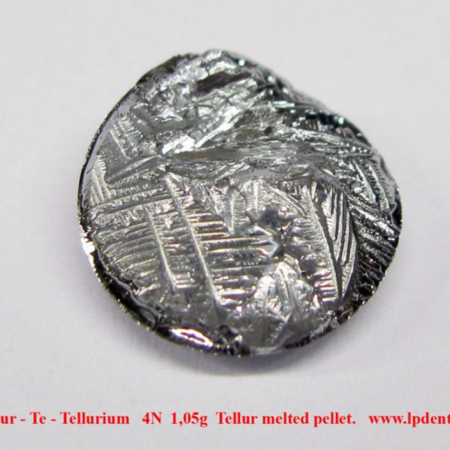 Tellur - Te - Tellurium 4N 1,05g Tellur melted pellet...png