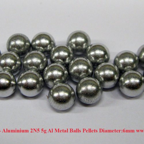 Hliník - Al - Aluminium 2N5 5g Al Metal Balls Pellets Diameter 6mm.jpg