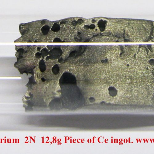 Cer - Ce - Cerium  2N  12,8g Piece of Ce ingot..jpg