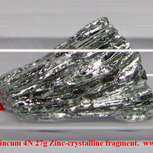 Zinek - Zn - Zincum 4N 27g Zinc-crystalline fragment..jpg