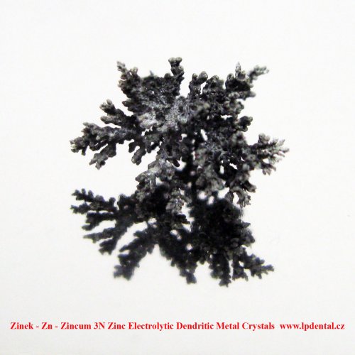 Zinek - Zn - Zincum 3N Zinc Electrolytic Dendritic Metal Crystals  2.jpg