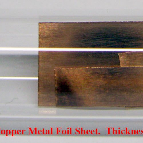 Měď - Cu - Cuprum 3N Copper Metal Foil Sheet.  Thickness 0,1mm.jpg