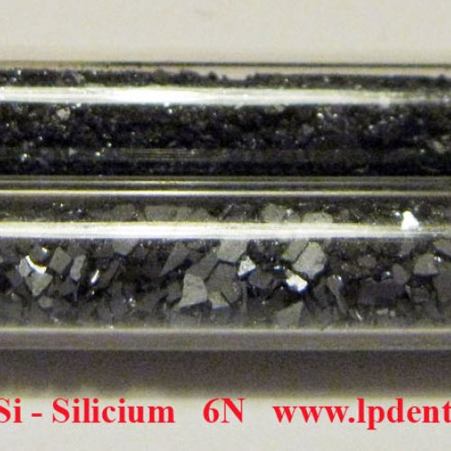 Křemík - Si - Silicium. Silicon powder-lumps