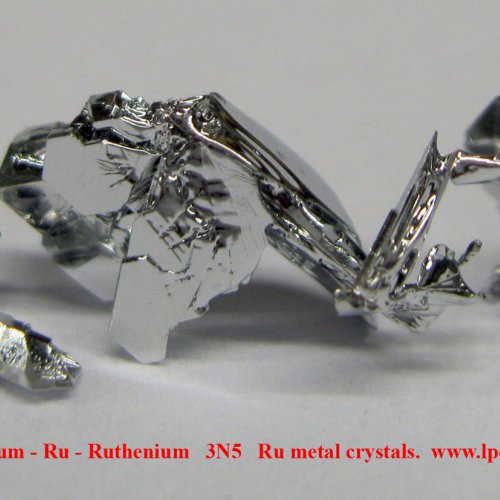 Ruthenium - Ru - Ruthenium   3N5   Ru metal crystals.9.jpg