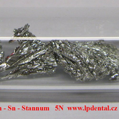 Cín - Sn - Stannum Tin dendritic pieces