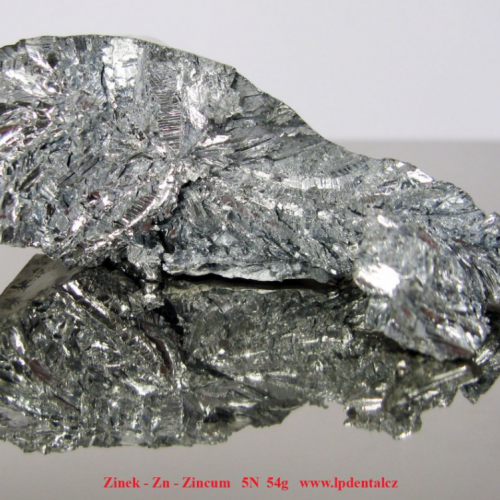 Zinek - Zn - Zincum Zinc metal element sample piece   