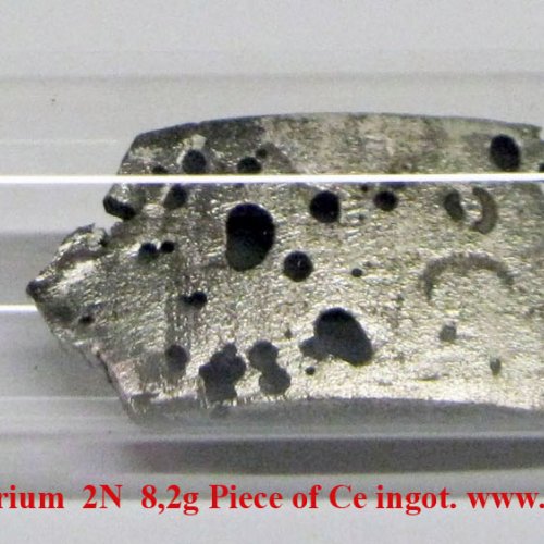 Cer - Ce - Cerium  2N  8,2g Piece of Ce ingot..jpg