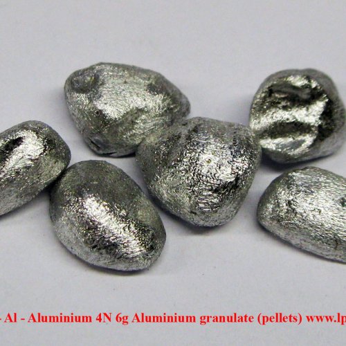 Hliník - Al - Aluminium 4N 6g Aluminium granulate (pellets)  3.jpg