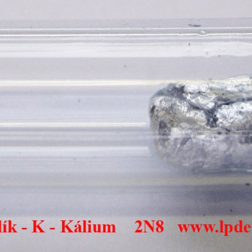 Draslík - K - Kálium   Metel Potassium Piece Sample