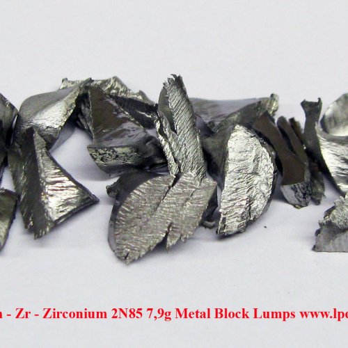 Zirkonium - Zr - Zirconium 2N85 7,9g Metal Block Lumps 2.jpg