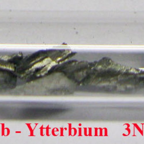 Ytterbium - Yb - Ytterbium   3N   Metal fragment of Ytterbium