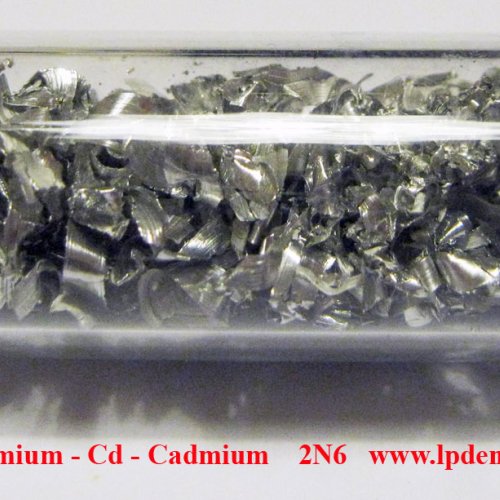 Kadmium - Cd - Cadmium   Metal Turnings