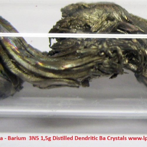 Baryum - Ba - Barium  3N5 1,5g Distilled Dendritic Ba Crystals 4.jpg