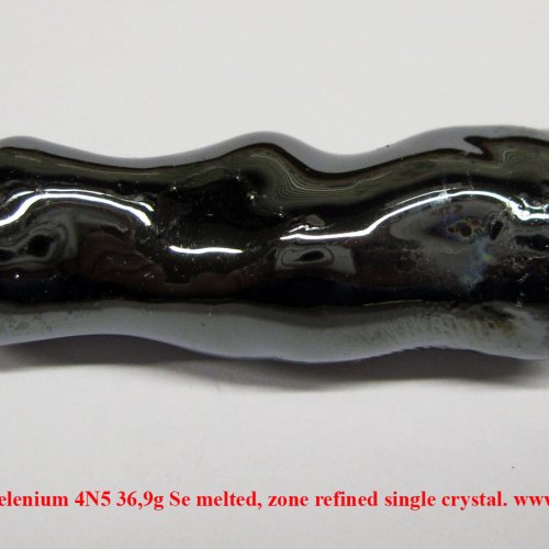 Selen - Se - Selenium 4N5 36,9g Se melted, zone refined single crystal. 4.jpg