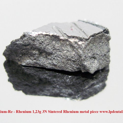 Rhenium-Re - Rhenium 1,23g 3N Sintered Rhenium metal piece 3.jpg
