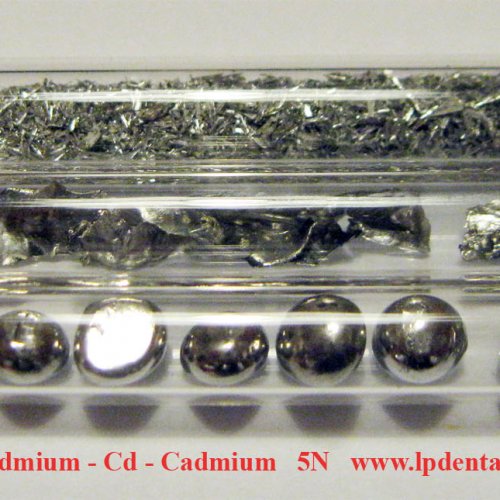 Kadmium - Cd - Cadmium Metal Chips/Metal pieces-glossy sufrace/Pellets